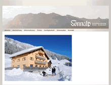 Tablet Screenshot of ferienhaus-sonnalp.at